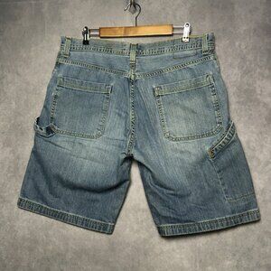Vintage Silvertab Mens‎ Denim Carpenter Shorts size 36 Blue Jean by Levis